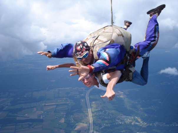Karen Skydiving