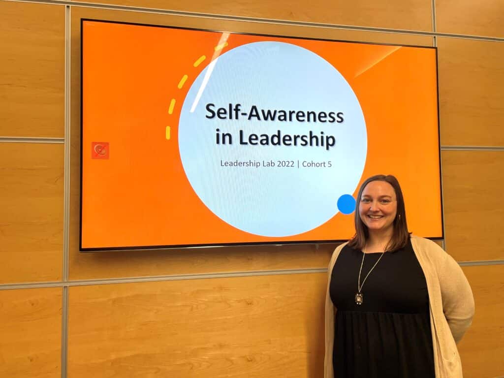 Megan Moser shares her Leadership Lab Presentation